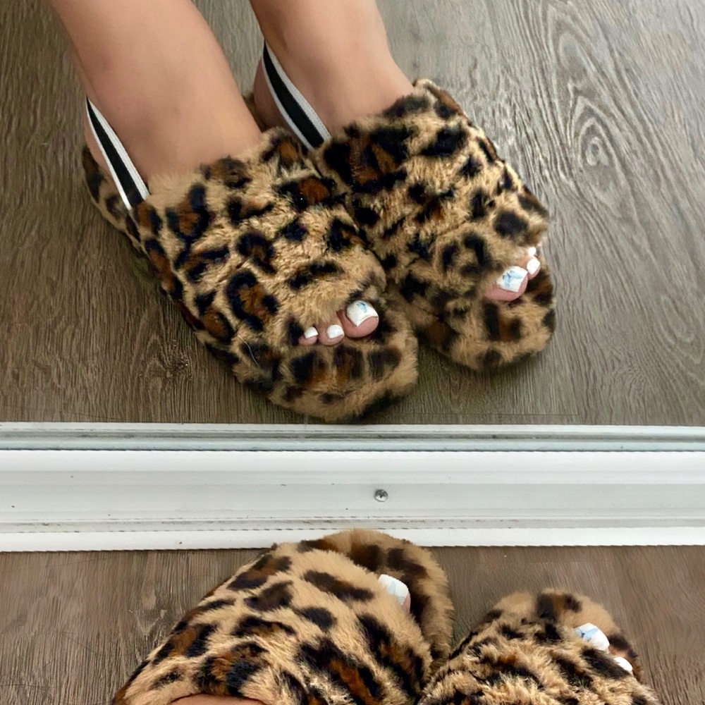 Cheetah Slippers